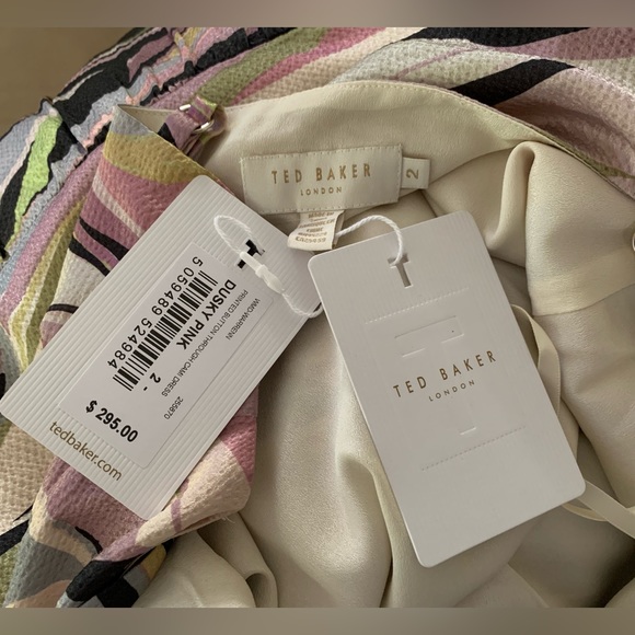 Ted Baker London Printed Button-Through Cami Dress - Picture 16 of 16